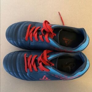 Kids Blue and Red Shoes